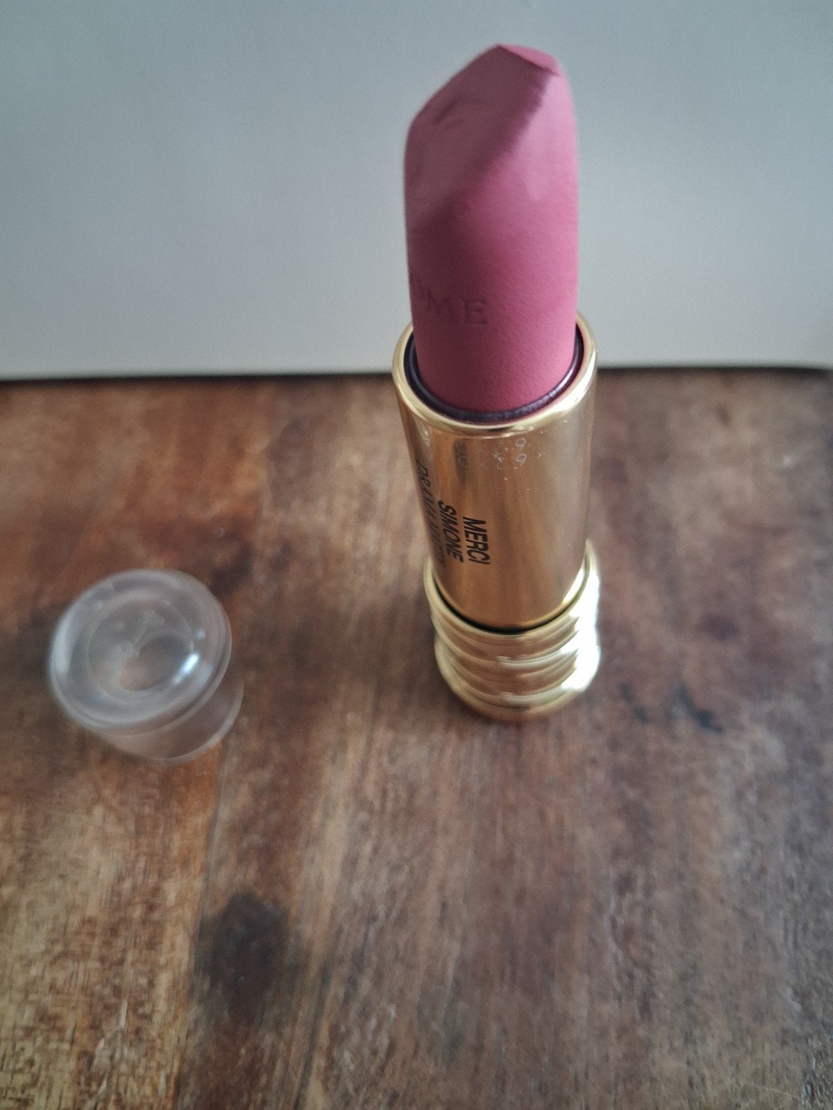 Lancome  merci simone drama matte, Verzenden, Zo goed als nieuw, Rood, Lippen
