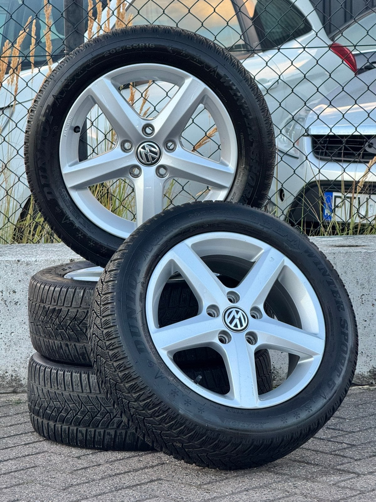 Volkswagen golf velgen 16 Inch 5x112 Aspen Caddy Touran, Ophalen, 16 inch, Banden en Velgen, Personenwagen