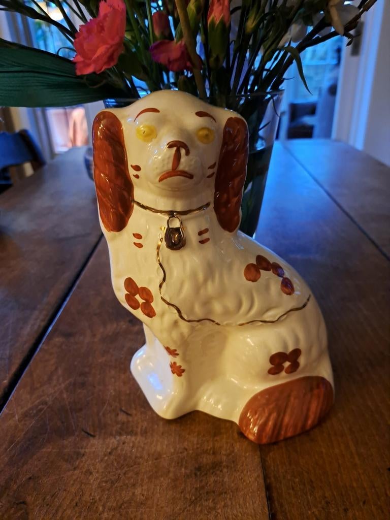 Engelse  beeld hond, Antiek en Kunst, Ophalen of Verzenden