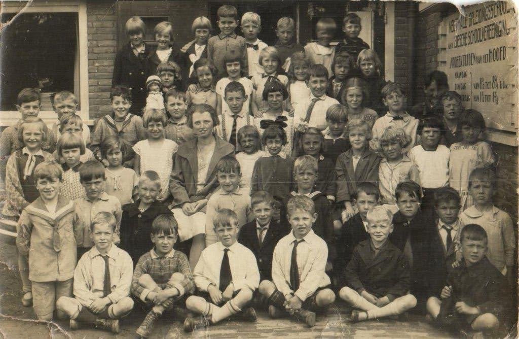 Ede- Slappe Foto - Neutrale Opleidingsschool -afm. 17/11 cm, Gebruikt, Verzenden, Foto, Voor 1940