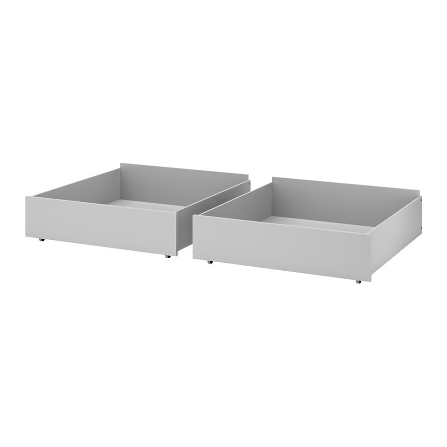 1x IKEA Smyga Bedlade Grijs - nieuw, Ophalen, Eenpersoons, Zo goed als nieuw, Overige maten