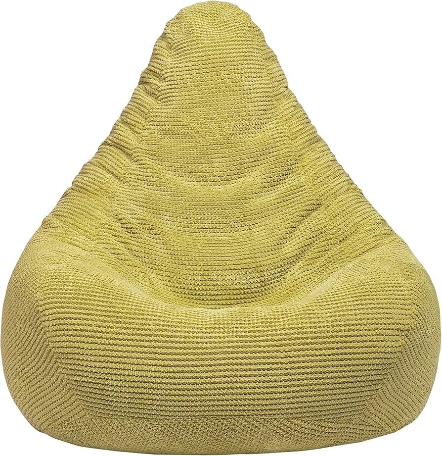Zitzak Loft25 Corduroy Lime - Comfortabel & Stijlvol, Ophalen, Nieuw, Groen, Zitzak