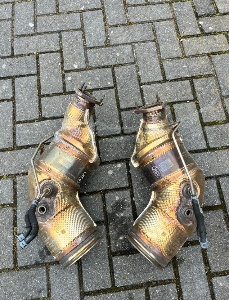 Originele Audi RS6 C8 katalysatoren – links + rechts, Ophalen, Audi