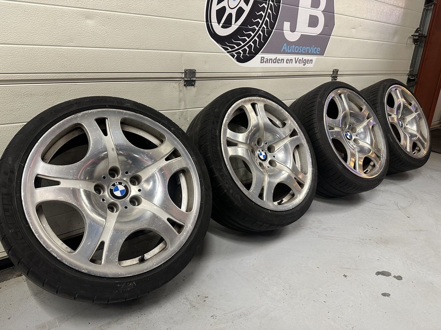 19inch Originele BMW Style 92 Breedset Velgen! E60E28F30F10X, Auto-onderdelen, 19 inch, -, -, Banden en Velgen