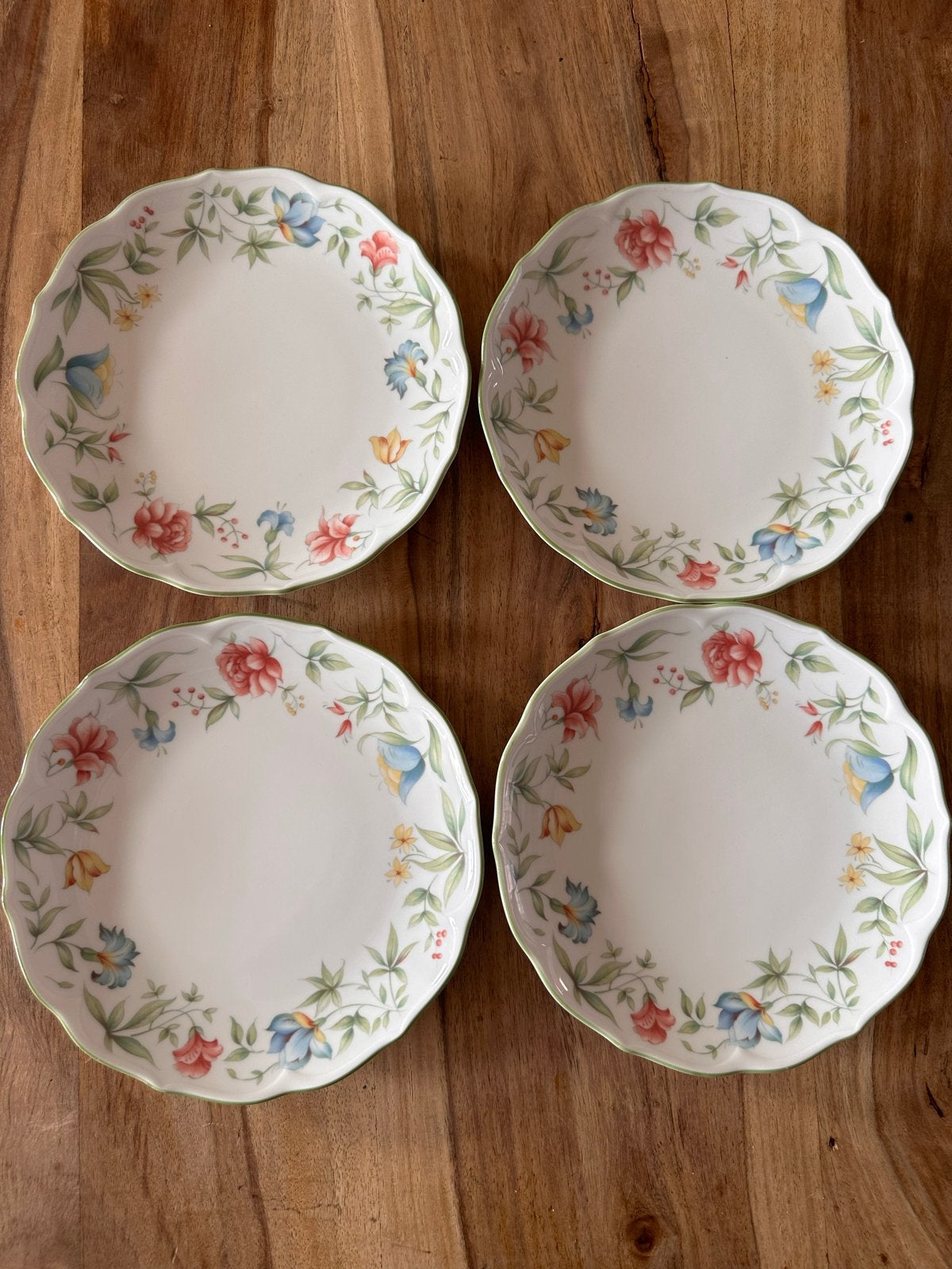 Set van 4 Vintage Graf von Henneberg HEP23 Ontbijtborden, Ophalen of Verzenden