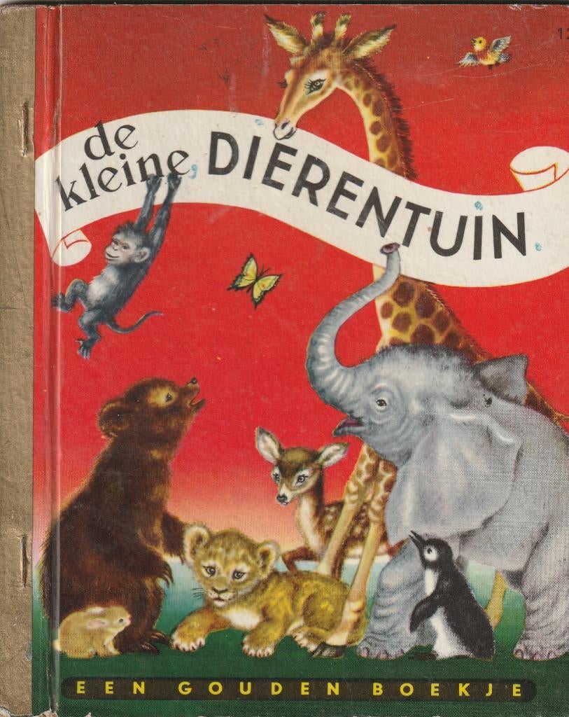 De kleine dierentuin heel oud boekje, Gelezen, Fictie algemeen, 4 jaar, Gouden boekje