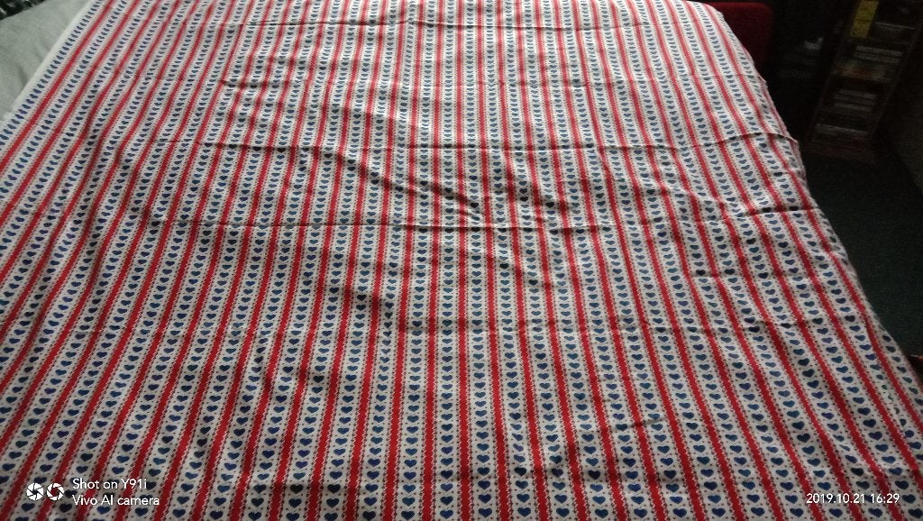 Retro gordijn stof, Bruin, 120 cm of meer, Nieuw, Ophalen of Verzenden