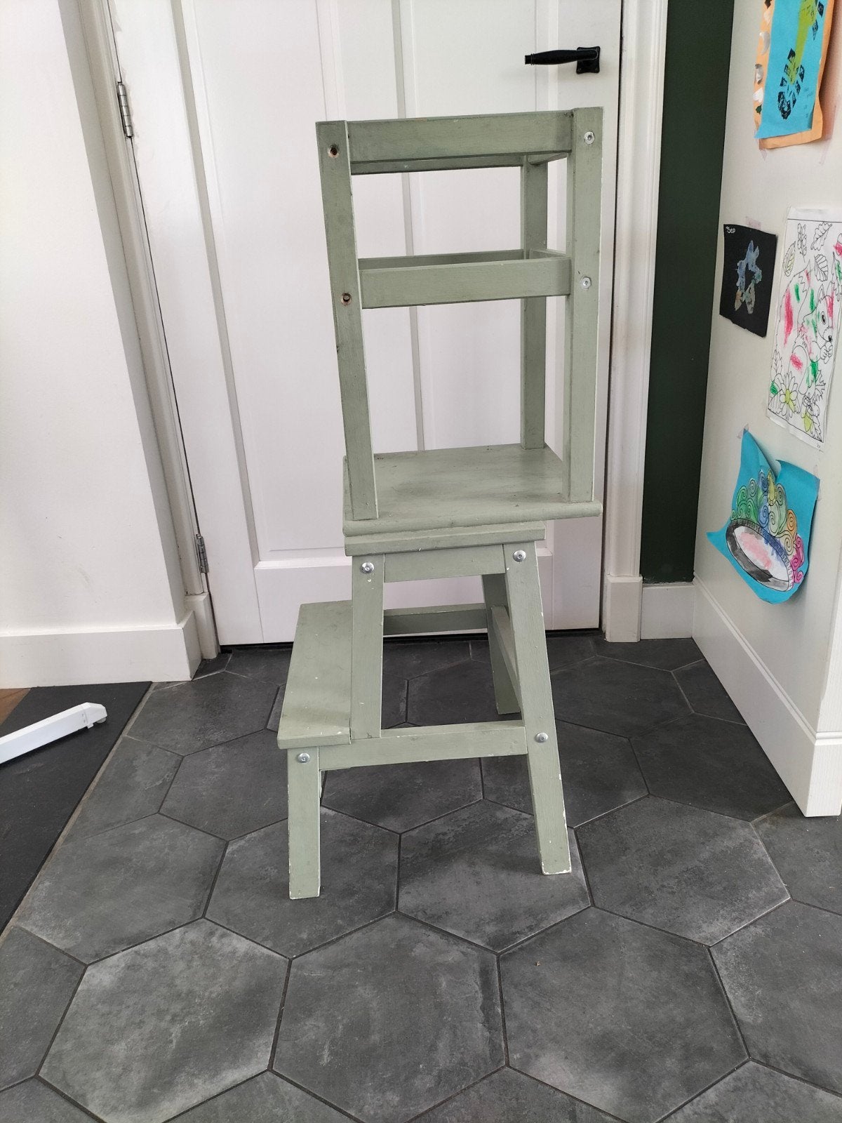 Houten leertoren (Ikea hack) - likje verf nodig, Ophalen, Gebruikt, Overige typen