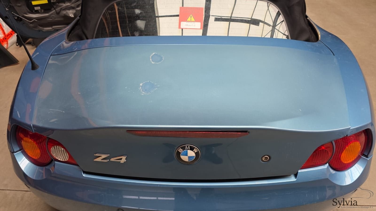 Achterklep kofferklep BMW Z4 E85 Maladivenblauw II met. A15