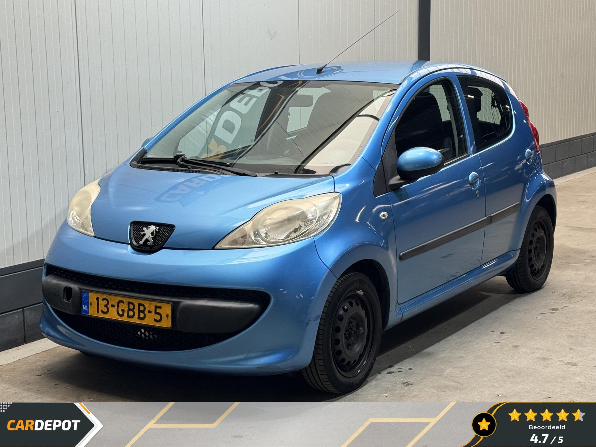 Peugeot 107 1.0-12V XS, Auto's, Voorwielaandrijving, Stof, Gebruikt, 68 pk