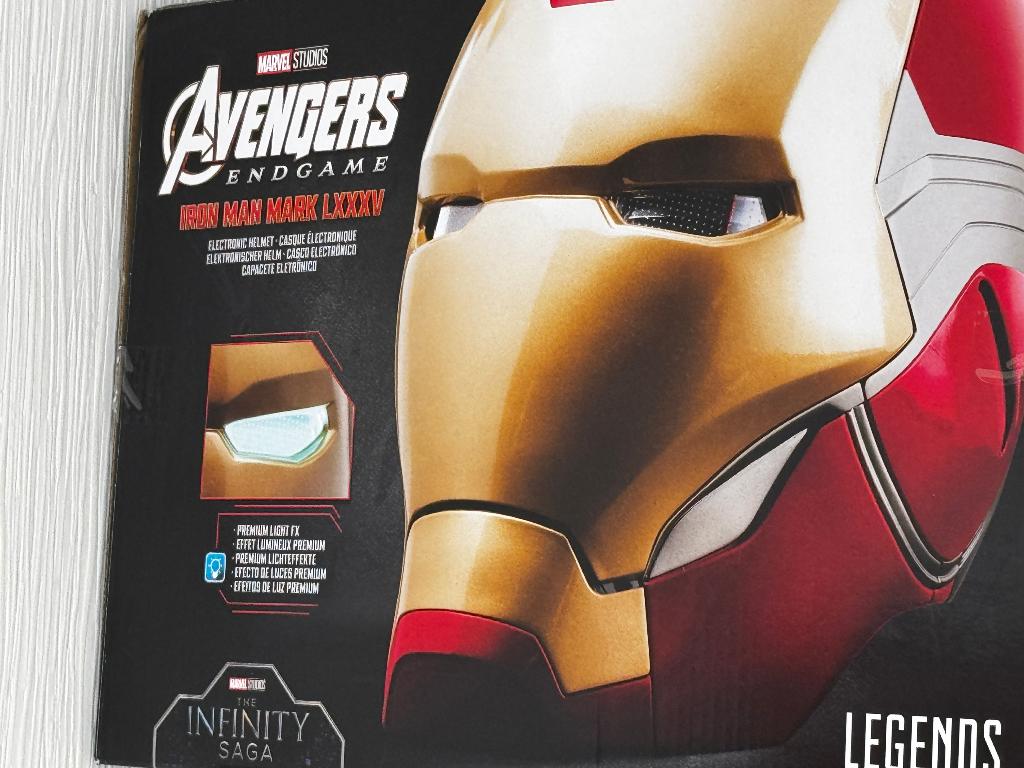 Hasbro Marvel Legends Series Iron Man Mark LXXXV helm, Ophalen of Verzenden, Zo goed als nieuw