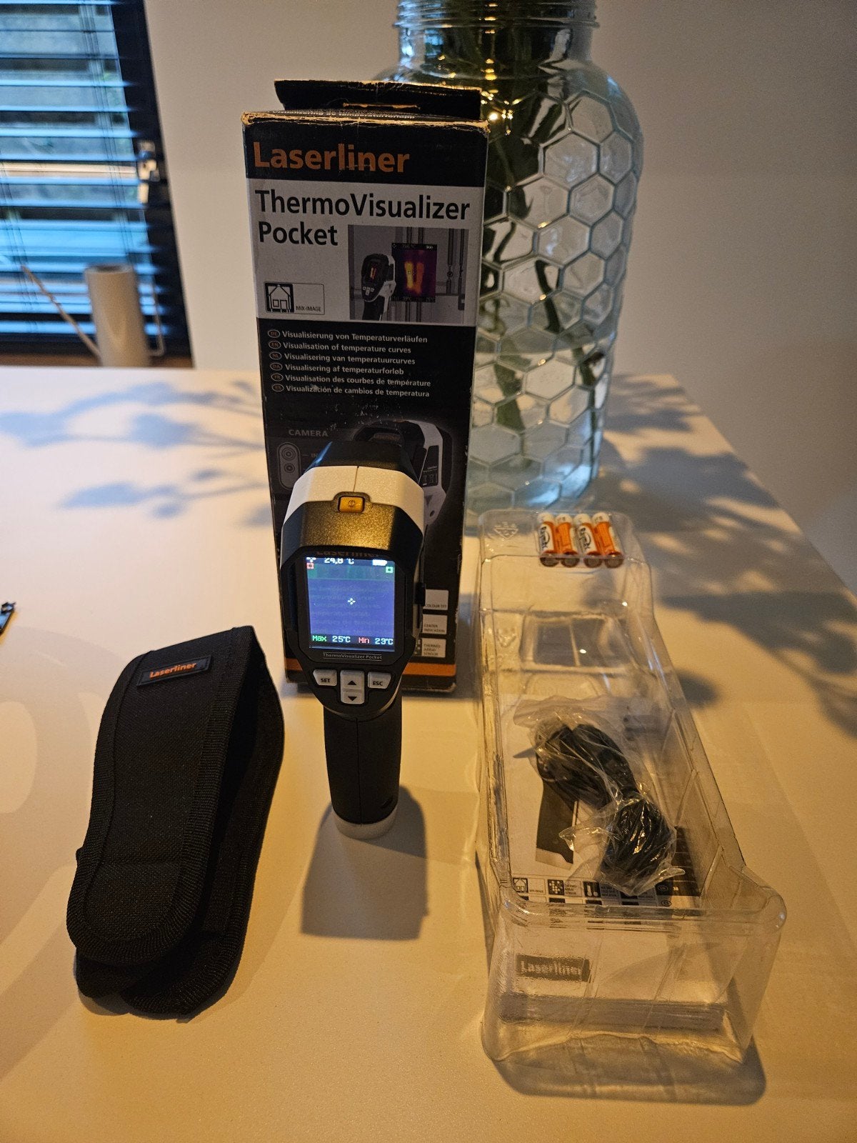 Laserliner ThermoVisualizer Warmtebeeldcamera, Ophalen of Verzenden, Zo goed als nieuw