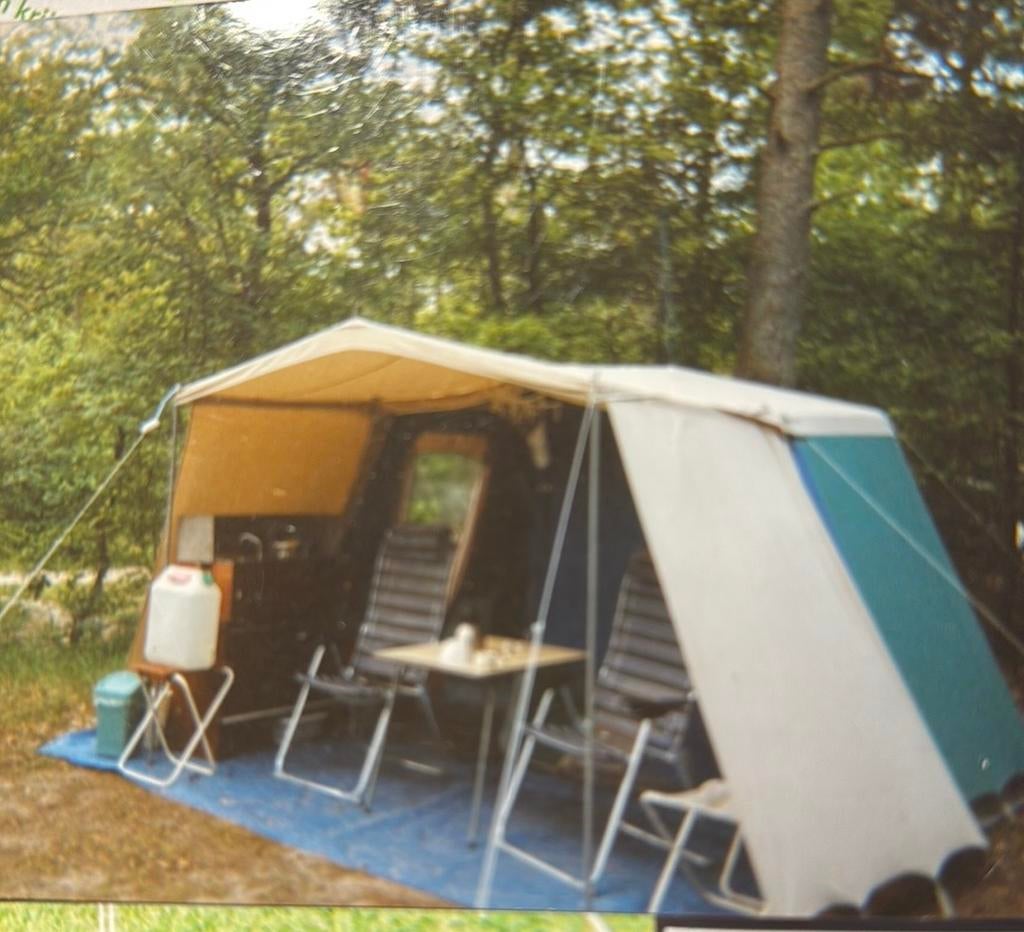 Vakantie sale 2:/3 pers tent + aanhanger + keuken, Ophalen of Verzenden, Gebruikt