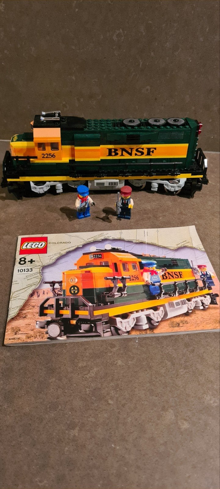 lego 10133 santa fe bnsf, Ophalen of Verzenden, Gebruikt