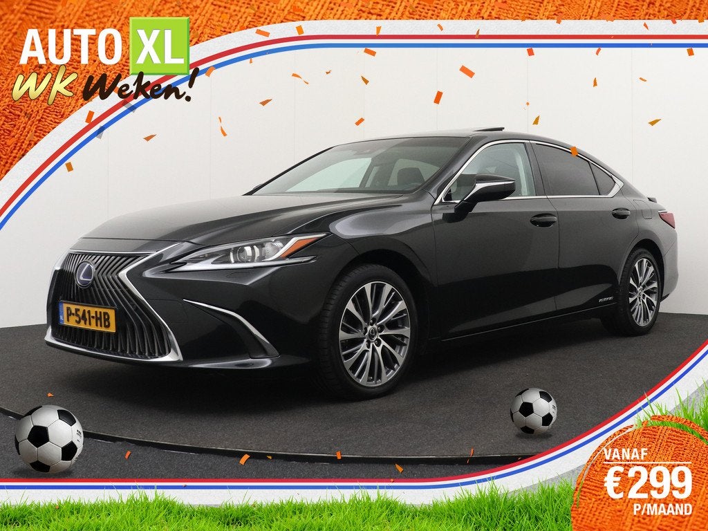 Lexus ES 300h Preference Line Business Schuif-/kanteldak Ada, 4 cilinders, 2487 cc, 1655 kg, Zwart