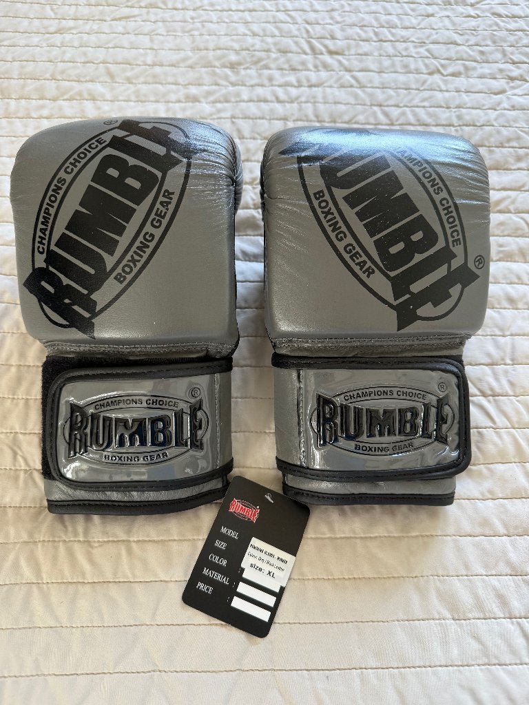 Rumble nieuw leren boks/kickboks handschoen maat XL, Overige, Nieuw, Ophalen of Verzenden, Vechtsportmateriaal
