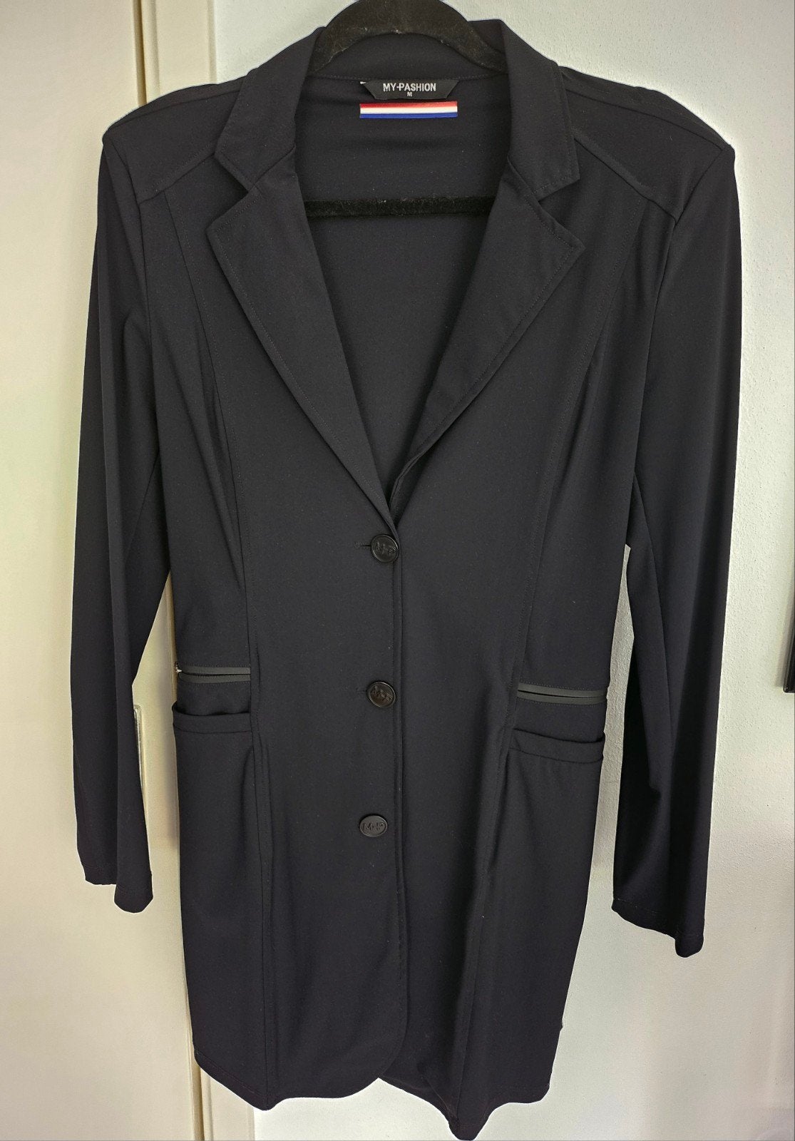 My Pashion travelstof jasje.Maat M - nieuwstaat, Kleding | Dames, Maat 38/40 (M), Zwart, Ophalen of Verzenden, Zo goed als nieuw