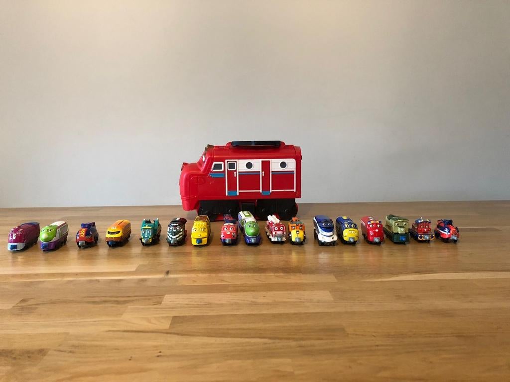 Grote Chuggington Treinenset inclusief Wilson Opbergkoffer!, Ophalen of Verzenden