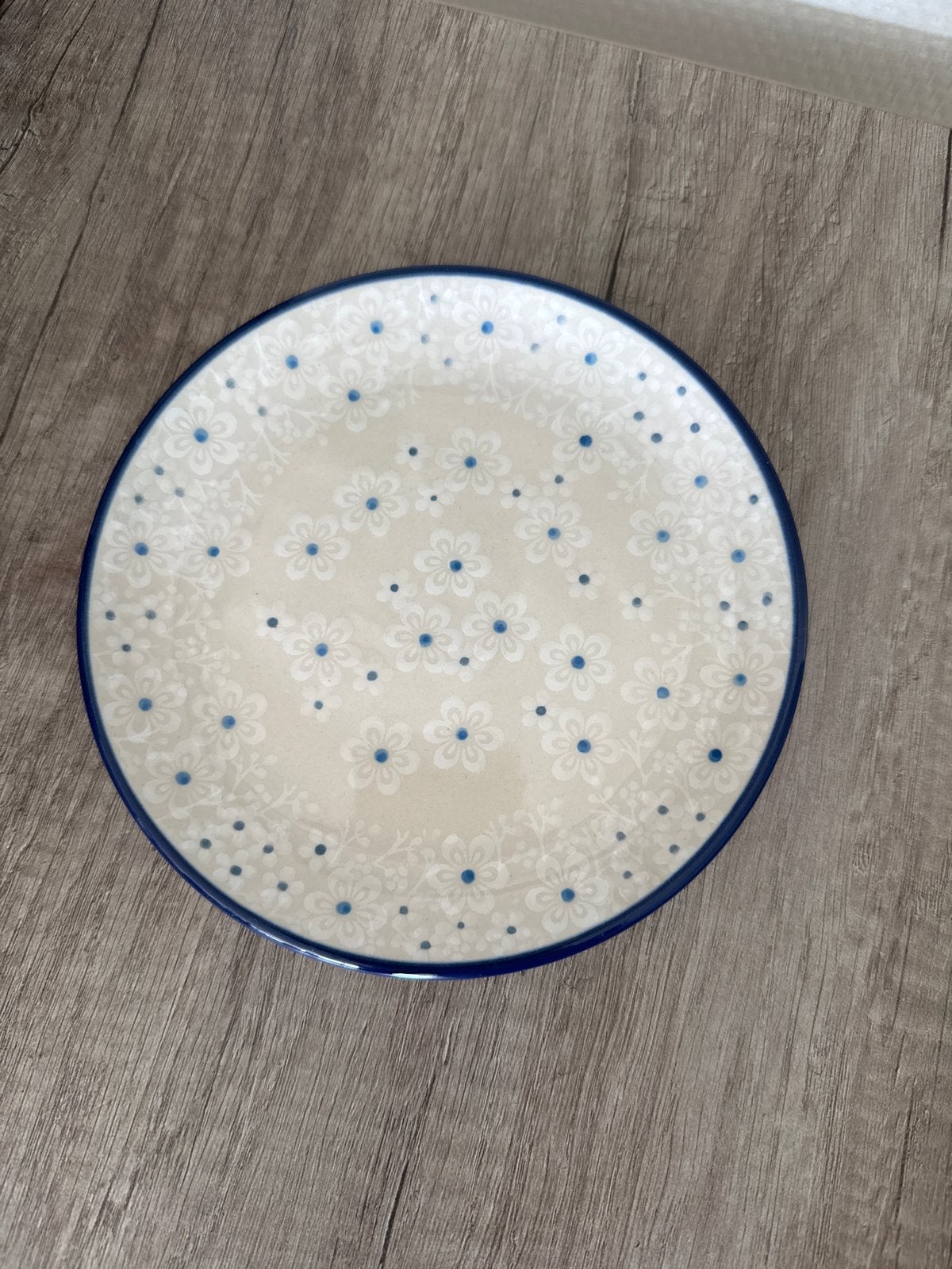 Bunzlau Castle gebaksbordje 16cm - Handgemaakt in Polen, Huis en Inrichting, Keuken | Servies, Zo goed als nieuw, Bord(en), Landelijk/Boerenbont