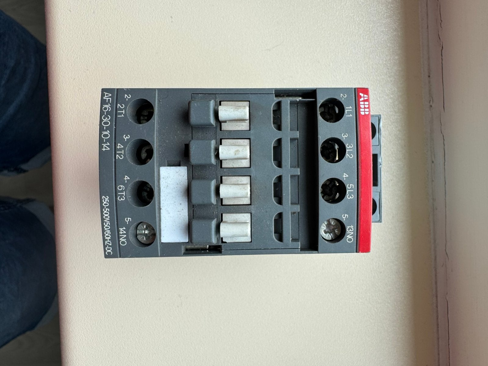 ABB Contactor magneetschakelaar AF16-30-10-14 – 16A, 3-polig, Ophalen of Verzenden, Zo goed als nieuw
