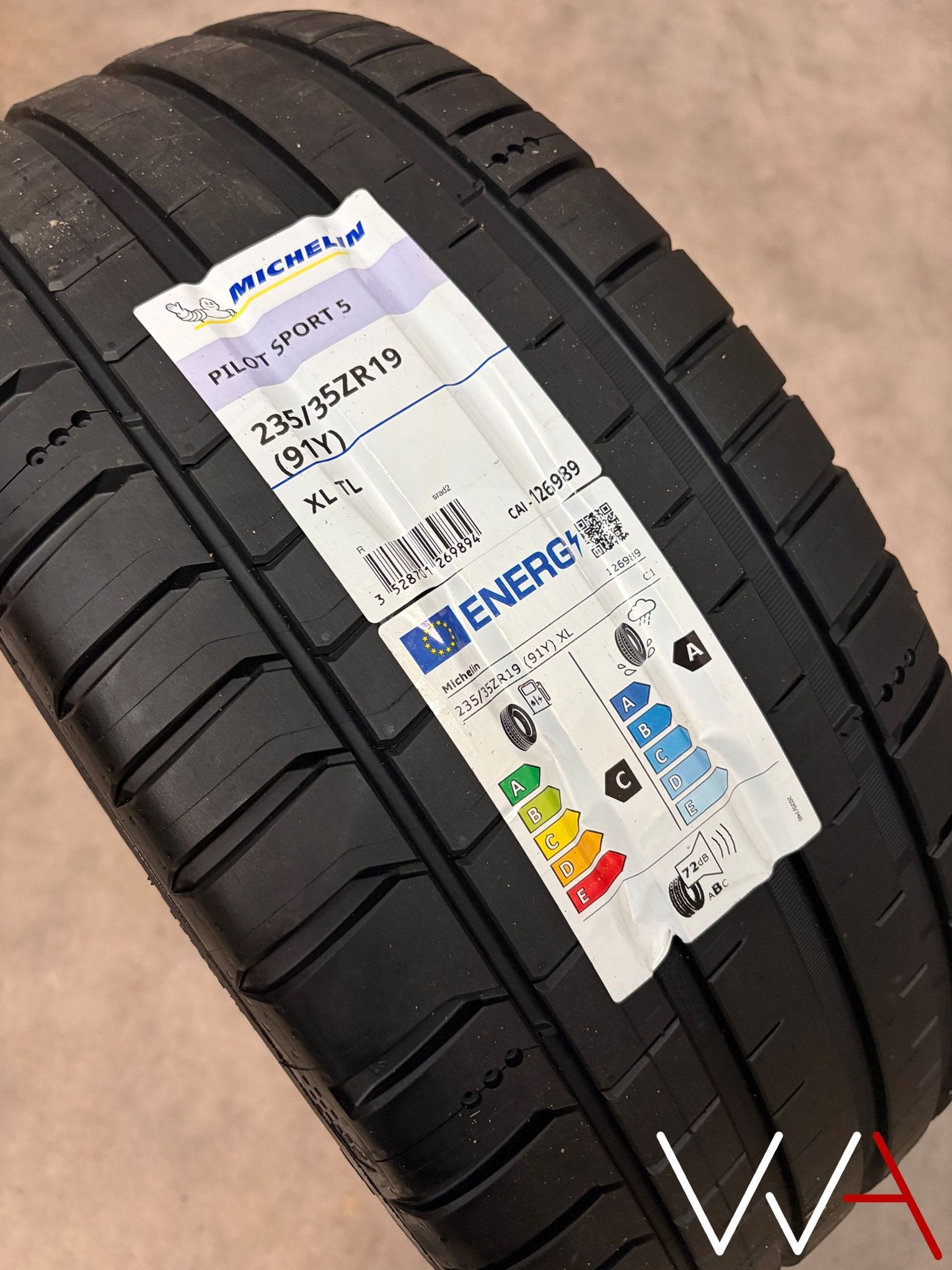 19'' Volkswagen Golf 8 GTI GTD Adelaide velgen Michelin, 19 inch, Gebruikt, -, -