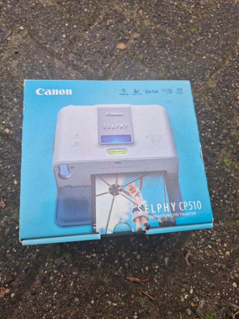 Canon Selphy CP510 Compacte Fotoprinter, Computers en Software, Printers, Gebruikt, Fotoprinter, Thermo-printer, Kleur printen