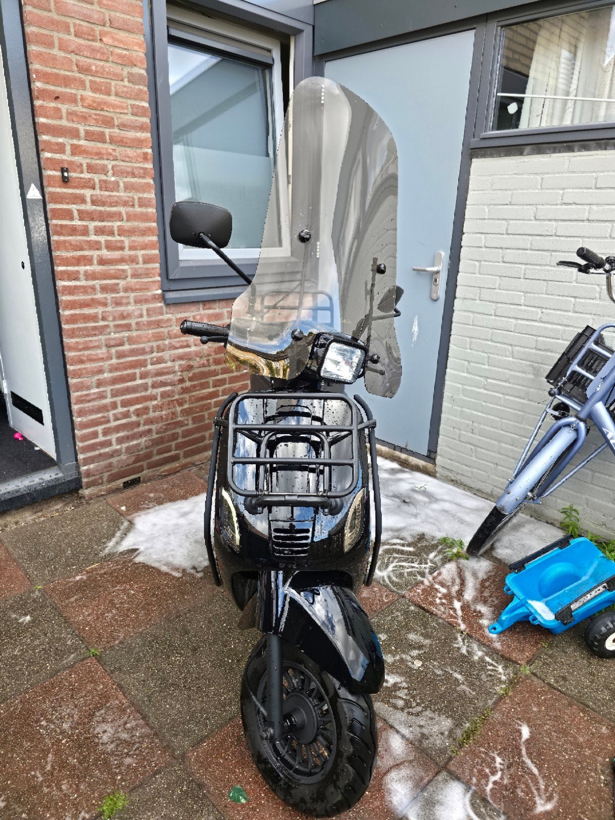 Mooie La Souris scooter, zwart, inclusief windscherm, Ophalen of Verzenden, Gebruikt, Benzine, Overige modellen