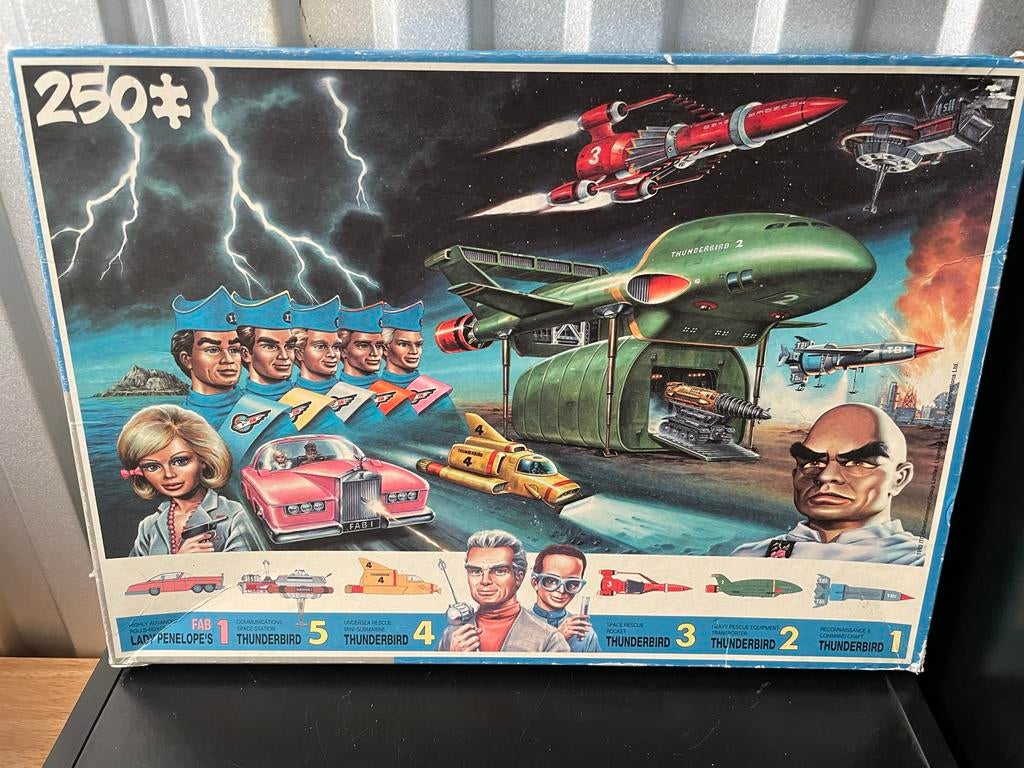 Thunderbirds Puzzel - 250 Stukjes, Ophalen of Verzenden, Minder dan 500 stukjes, Gebruikt, Legpuzzel