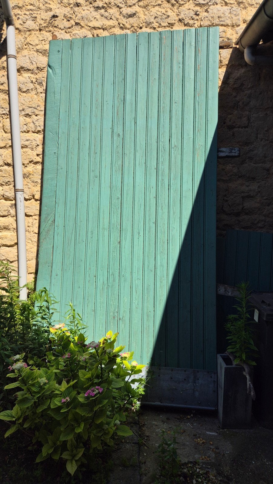 Boerenpoort - Robuuste houten poort (3.5m x 1.5m), Doe-het-zelf en Verbouw, Deuren en Horren, Ophalen, Gebruikt, Buitendeur, Hout