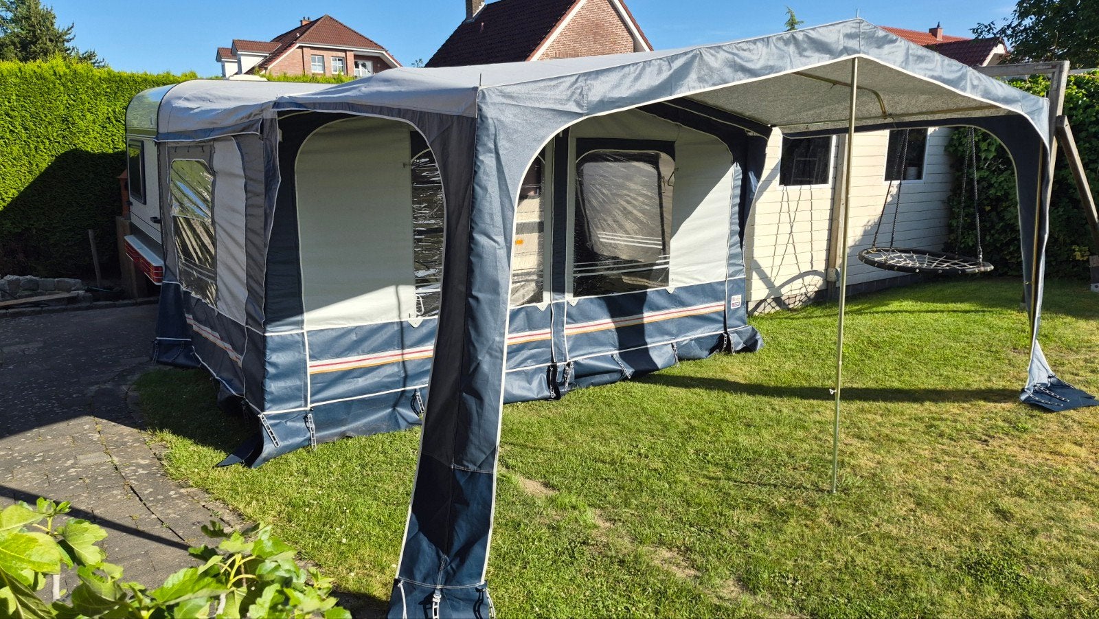 Voortent met luifel omloopmaat 8 - Hypercamp Obelink, Caravans en Kamperen, Ophalen of Verzenden, Gebruikt, PVC, Overige merken