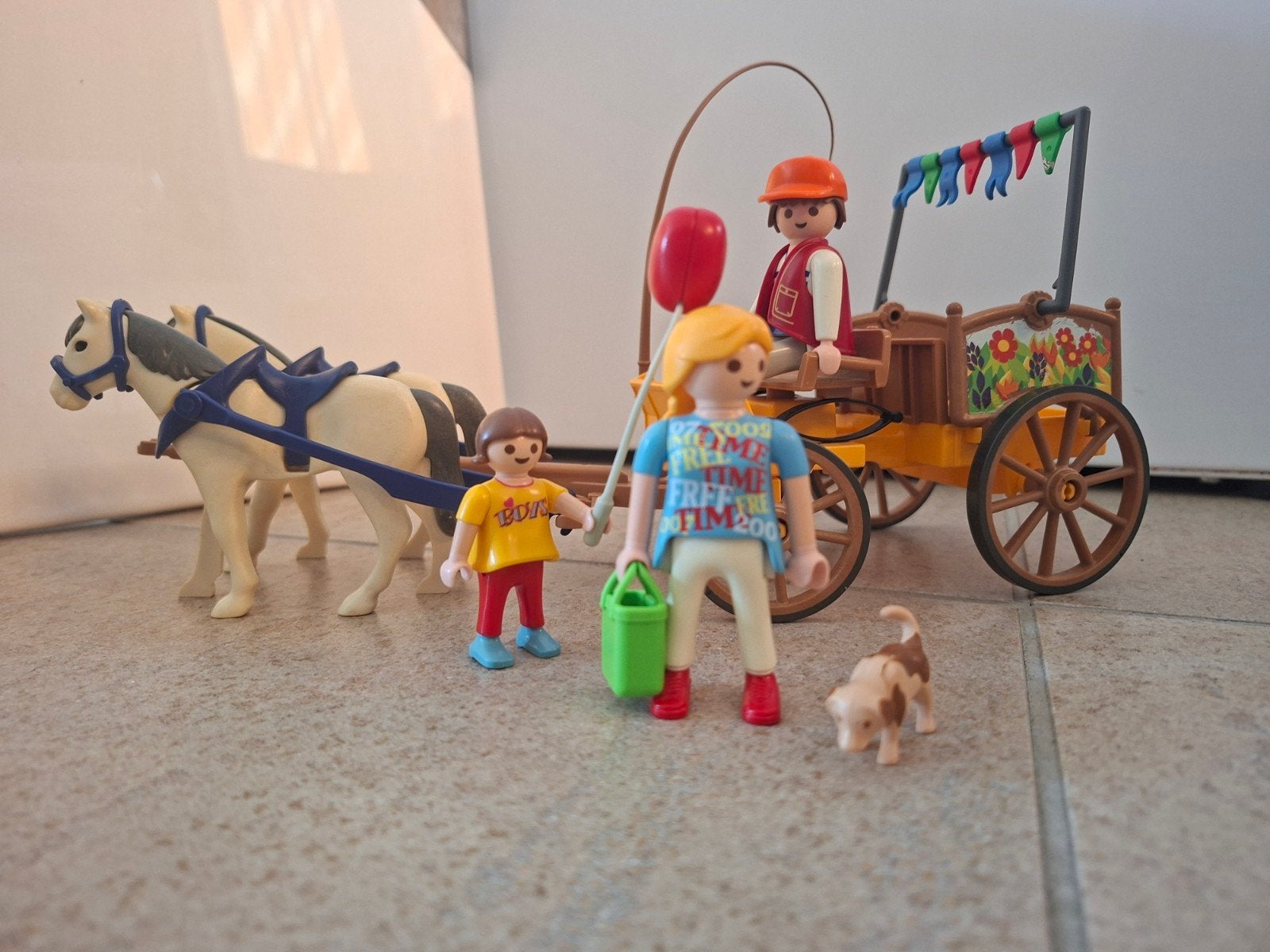 Playmobil 4186: paardenkoets, Kinderen en Baby's, Speelgoed | Playmobil, Ophalen, Gebruikt, Complete set, Country
