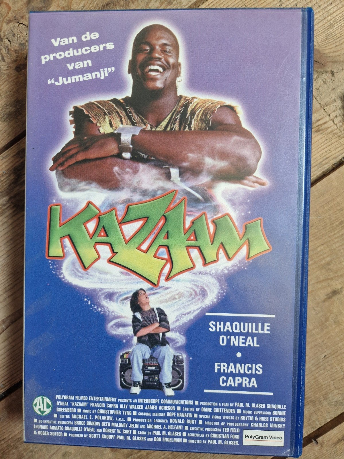 kazaam comedy shaquille o'neal shaq nba, Cd's en Dvd's, VHS | Film, Zo goed als nieuw, Alle leeftijden, Ophalen of Verzenden