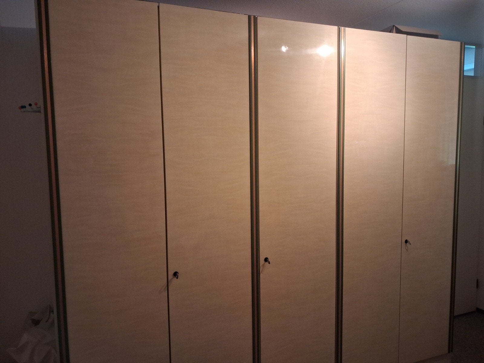 Vintage kledingkast, Ophalen, Met deur(en), Gebruikt, 200 cm of meer