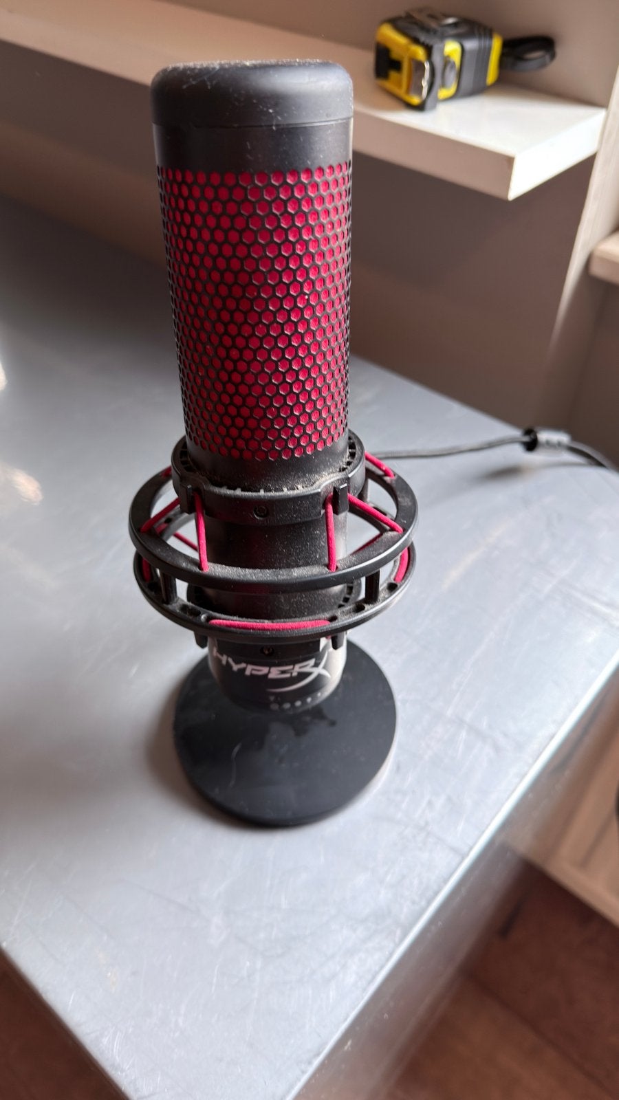 HyperX QuadCast S USB Condensator Microfoon, Ophalen, Gebruikt, Studiomicrofoon