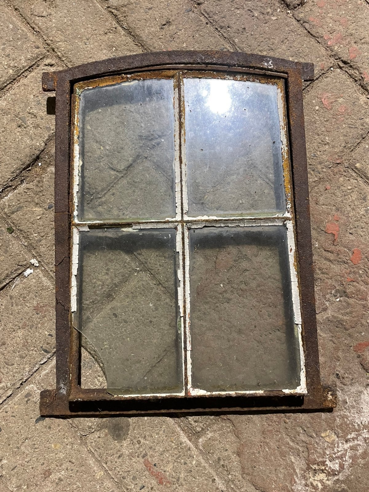 Brocant oud stalraampje 35 x 50 cm, Ophalen of Verzenden