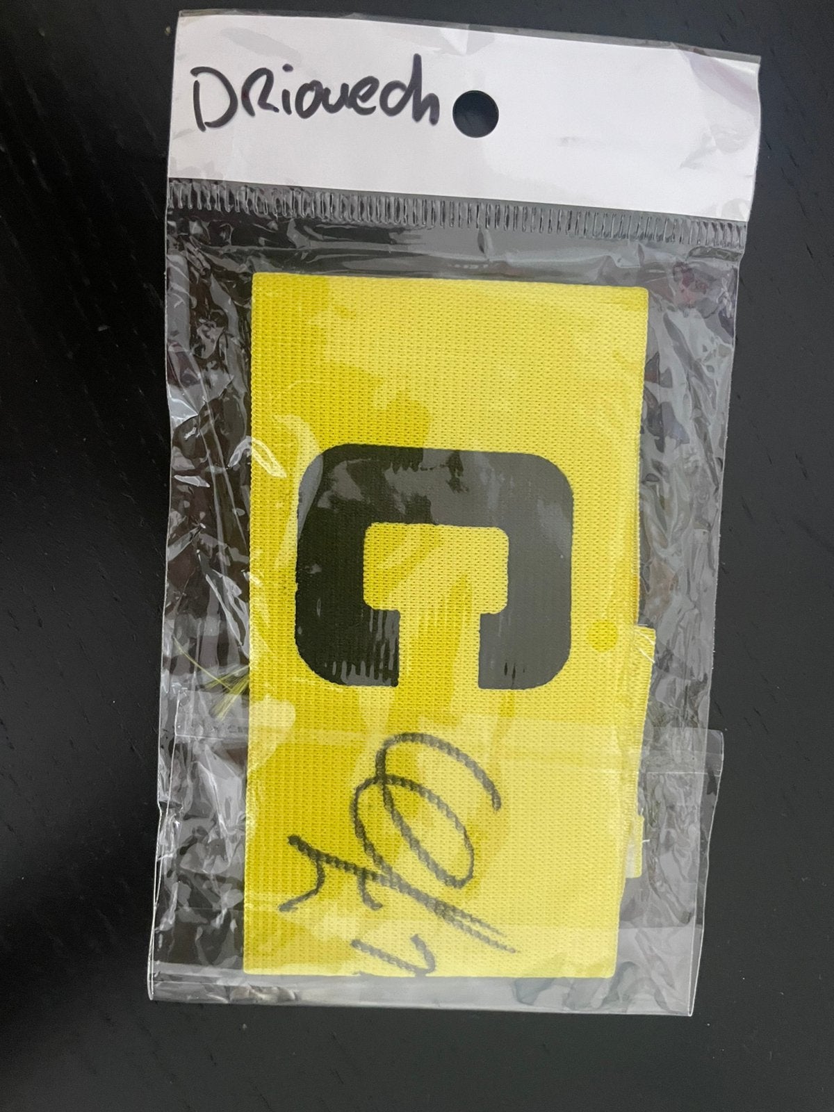 Gesigneerde aanvoerdersband Driouech, Ophalen of Verzenden, Zo goed als nieuw, Buitenlandse clubs, Shirt
