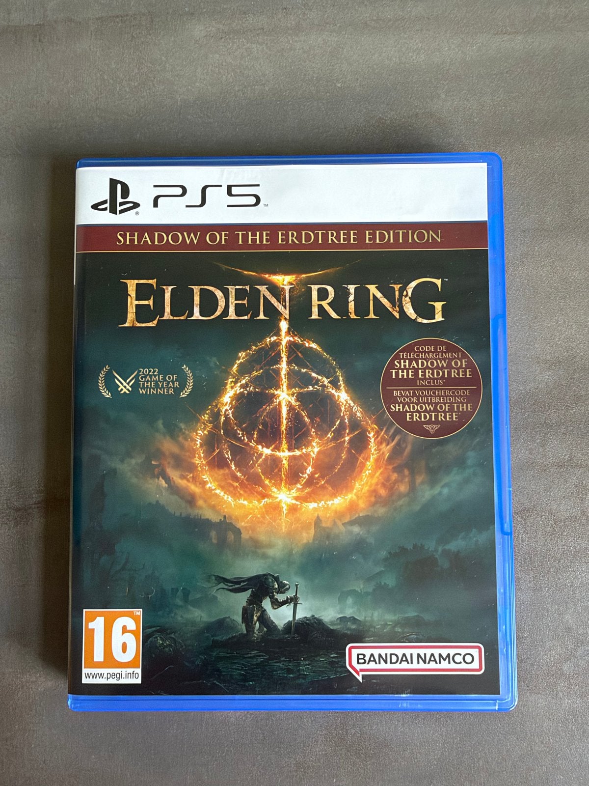 Elden Ring PS5 Shadow of the Erdtree Edition (code ongebruik, Spelcomputers en Games, Online, 1 speler, Ophalen of Verzenden, Zo goed als nieuw