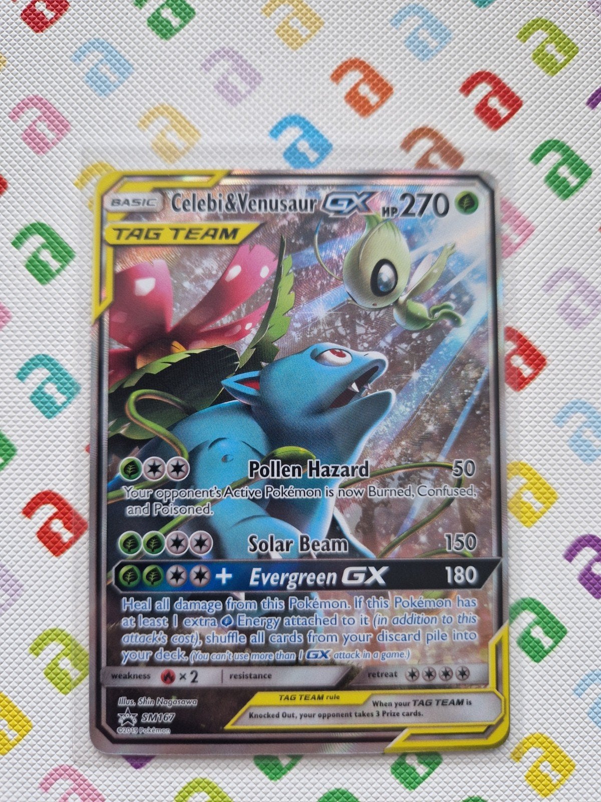 Celebi & Venusaur GX SM 270/236 Full Art Pokemon Kaart, Hobby en Vrije tijd, Verzamelkaartspellen | Pokémon, Ophalen of Verzenden