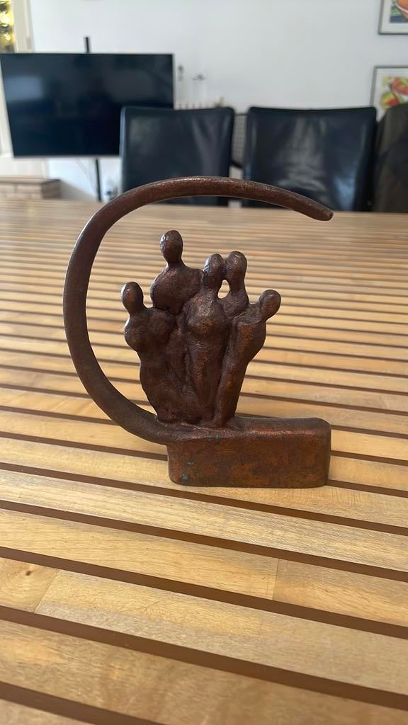 Brons beeld "SAMEN"Diana Kortbeek, Ophalen of Verzenden