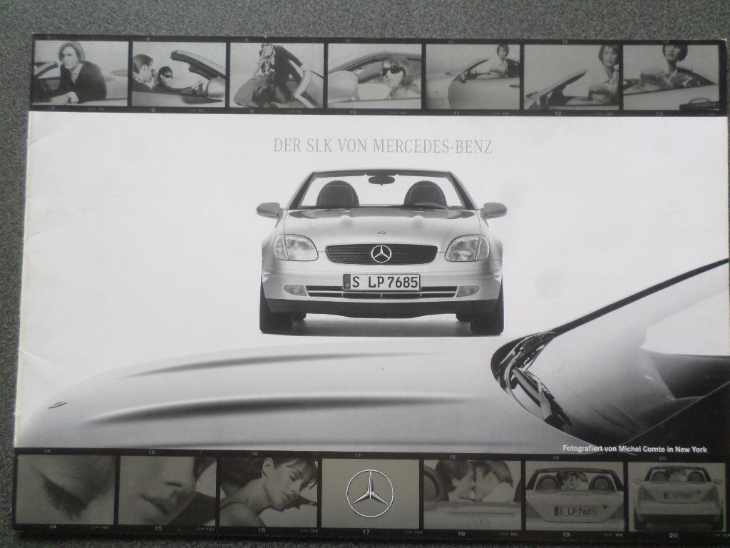 Mercedes SLK 1996 - EERSTE Brochure, Boeken, Ophalen of Verzenden, Zo goed als nieuw, Mercedes