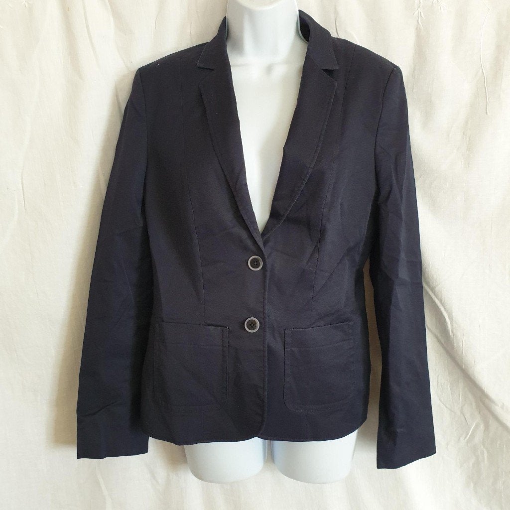Mooi donkerblauw jasje. Mt 38. Merk Greiff, Maat 38/40 (M), Blauw, ., Ophalen of Verzenden