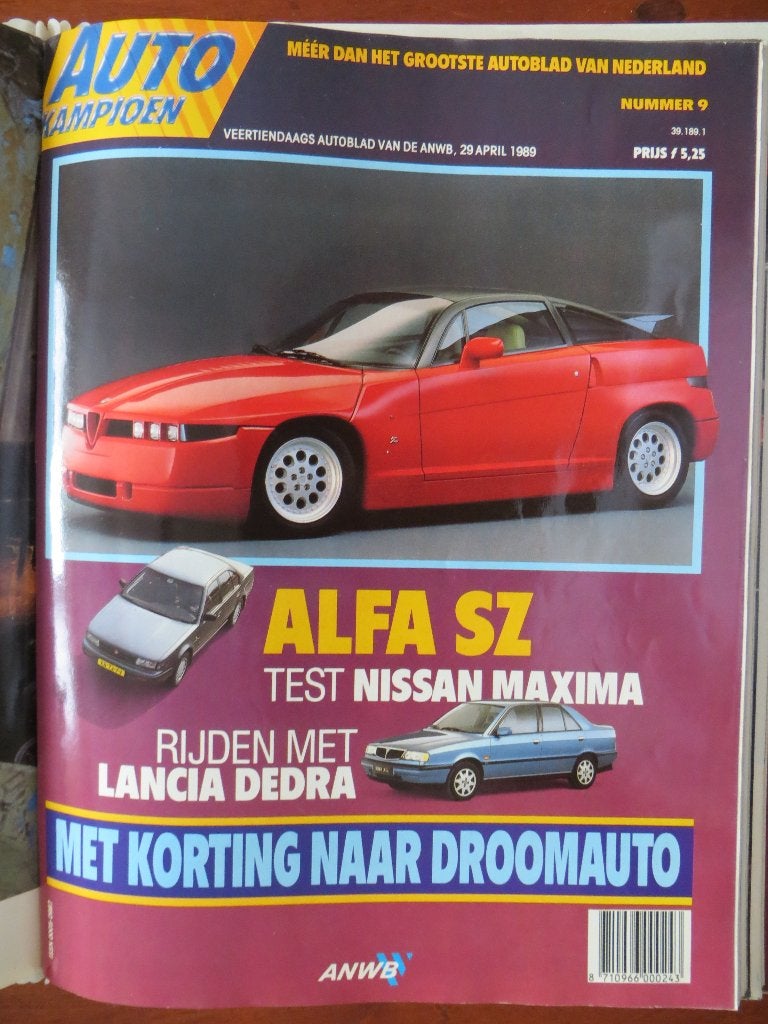 Autokampioen 9 1989 Alfa Romeo SZ, Nissan Maxima, Dedra, Ophalen of Verzenden, Nieuw, Alfa Romeo