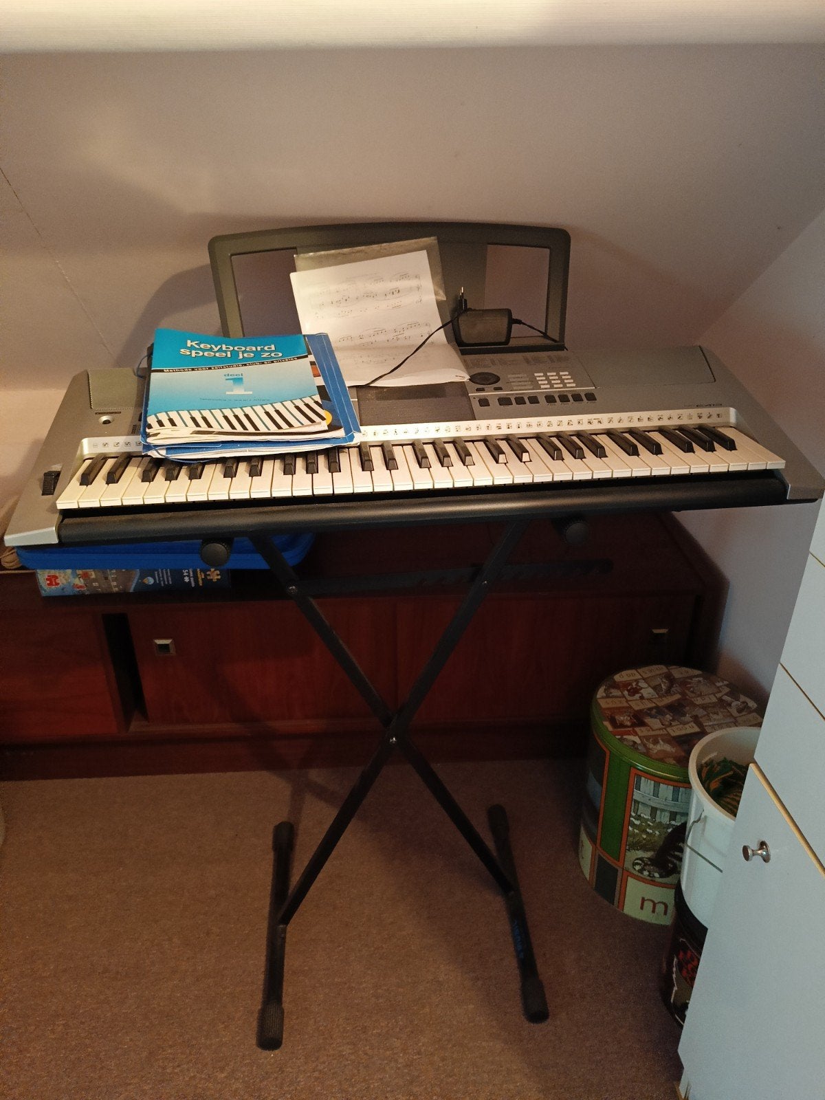 Keyboard, Muziek en Instrumenten, Keyboards, Ophalen, Yamaha, Aanslaggevoelig, 61 toetsen