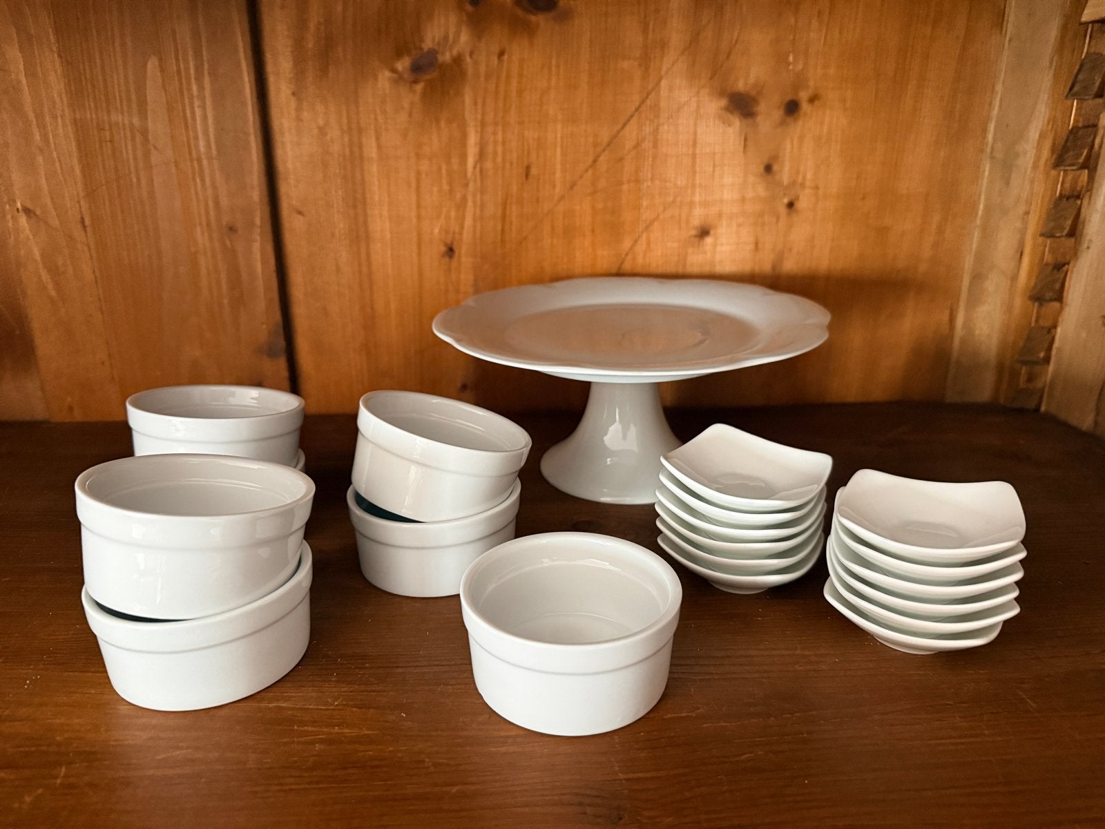 Diverse witte schalen, borden, glazen en meer, Gebruikt, Overige merken, Overige typen, Ophalen of Verzenden