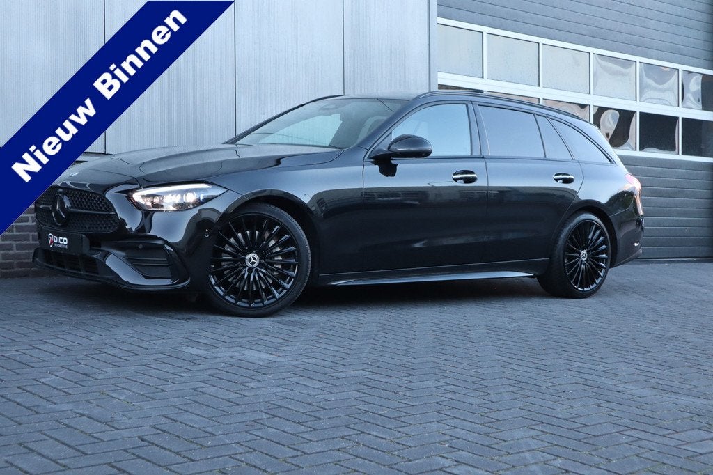 Mercedes-Benz C-Klasse Estate 200 204 pk Launch Edition AMG, Automaat, 4 cilinders, Zwart, 204 pk