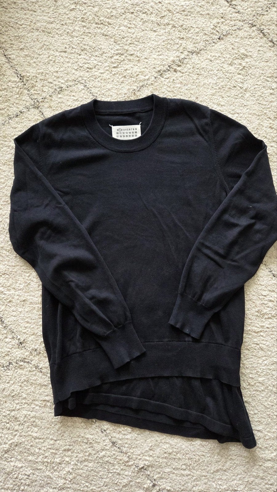 Maison Margiela Zwarte Wollen Trui – Maat L – Made in Italy, Kleding | Heren, Maat 52/54 (L), Zwart, Maison Margiela, Ophalen of Verzenden
