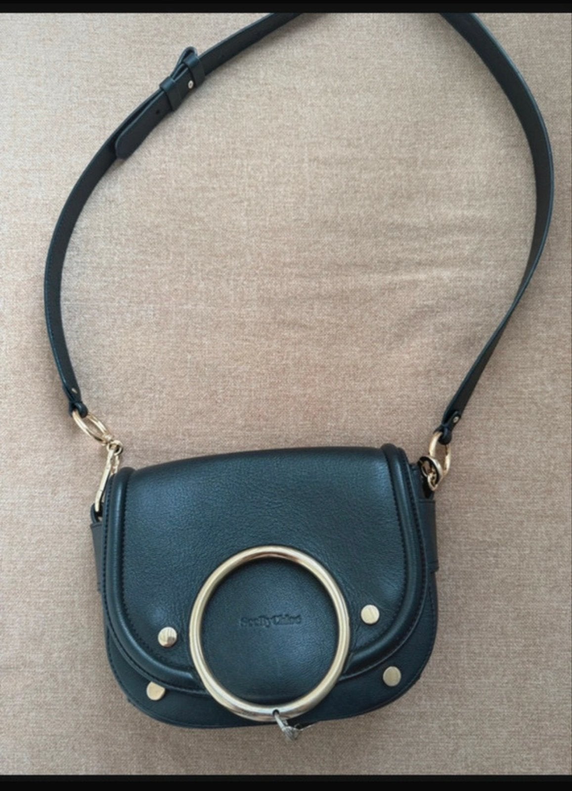 See by Chloe Mara Crossbody Tas Zwart, Ophalen, Gebruikt, Zwart, Schoudertasje
