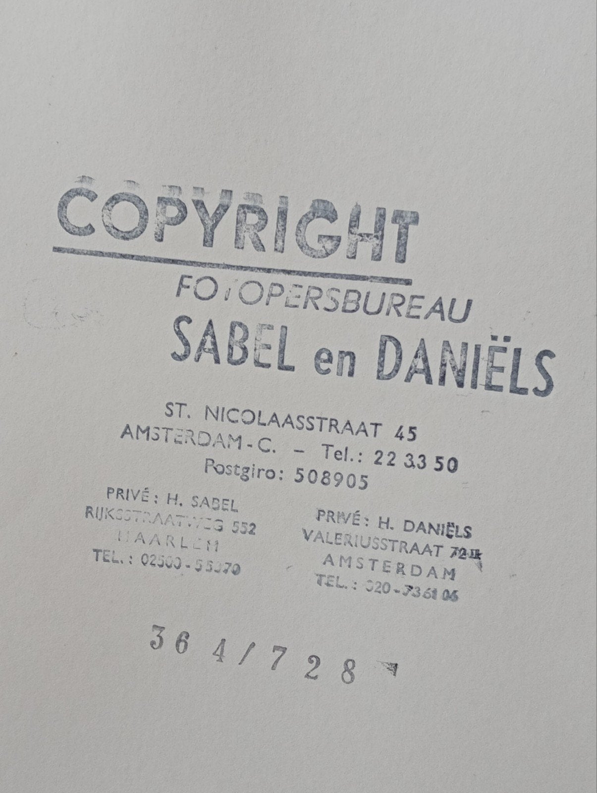 Hendrick de Keyser foto Sabel en Daniëls jaren 60, Ophalen of Verzenden, 1960 tot 1980, Gebruikt, Overige onderwerpen