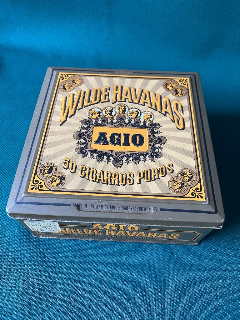 Agio sigarenblik wilde Havanas, Verzamelen, Ophalen, Gebruikt, Overige