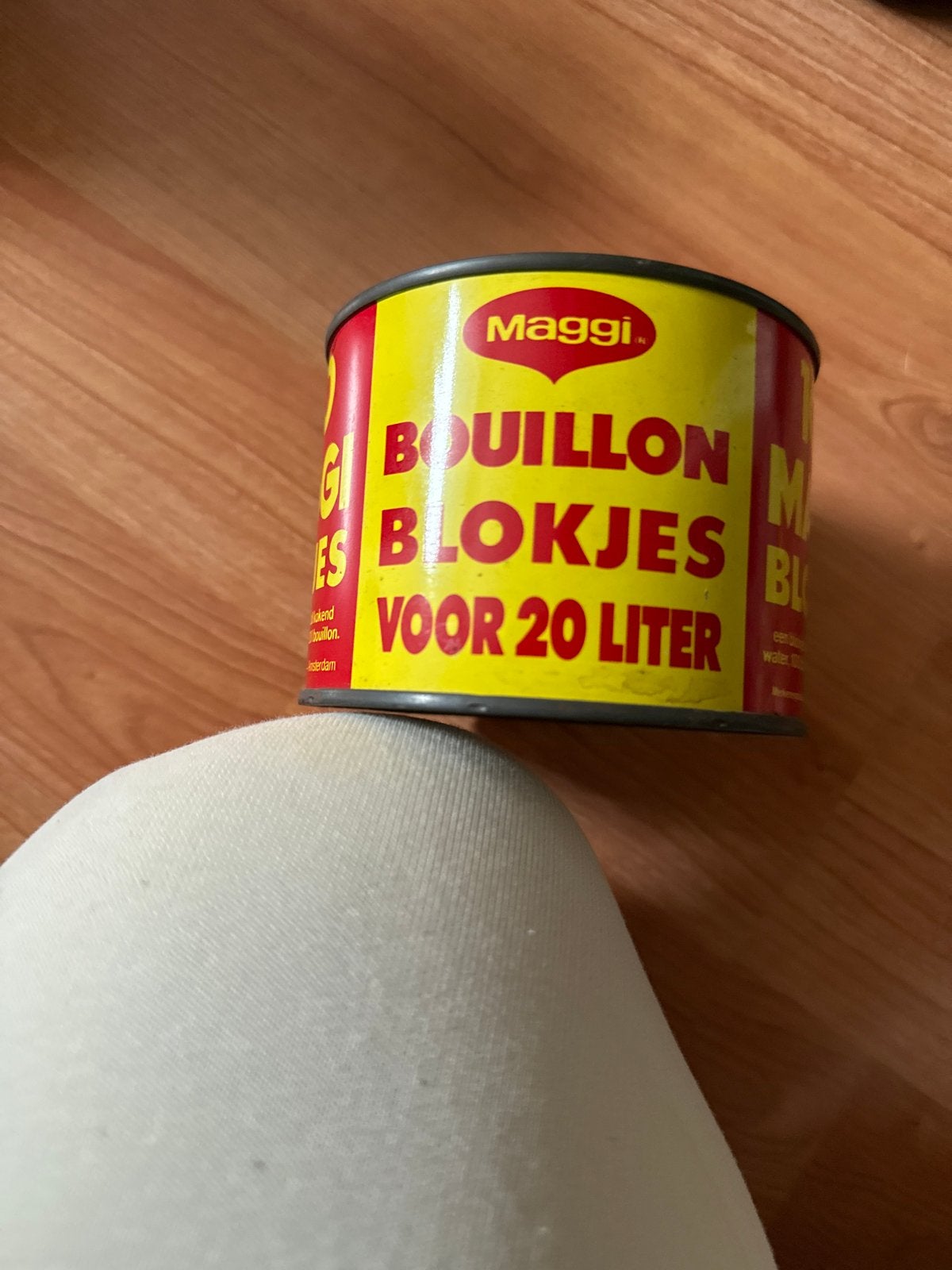 Vintage Maggi Bouillon Blik - Decoratief Verzamelobject, Verzamelen, Merken en Reclamevoorwerpen, Verzenden, Gebruikt, Verpakking